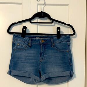 Celebrity Pink Light Blue Jean Shorts